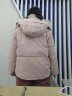 唐狮（TonLion）2025羽绒服女90绒连帽保暖外套宽松 蜜桃粉 L 实拍图