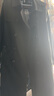 汉尼（HANY）德式战壕风衣男外套男士英伦风切尔西军大衣黑色大衣长款男装秋季 特洛斯黑 M (48) 【建议130-150斤】 实拍图