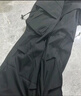 Homlean美式机能伞兵工装裤男春夏宽松小众阔腿休闲登山长裤S6603黑色4XL 实拍图