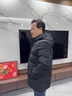 石墨烯棉服男士棉衣加厚保暖冬季休闲大码防风外套面包服带帽子 2858藏青 2XL【体重120-140斤】 实拍图