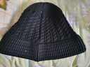 目丸帽子女秋冬韩版ins潮牌百搭毛线帽冷帽冬季保暖护耳大头针织帽男 黑色 M(56-58cm) 实拍图