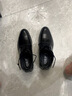 XO商务休闲皮鞋男士夏季【牛皮】透气正装系带西装鞋软底德比鞋男鞋 黑色牛皮【镇店款-经典大气】210 41 实拍图
