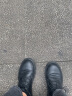 京日达  皮鞋男士秋冬季商务休闲正装皮鞋子男圆头皮鞋英伦布洛克增高 Edc-A666黑色 44 实拍图