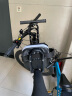 奥塞奇c08自行车前置儿童座椅山地车弯梁车电动折叠车安全座椅黑色 实拍图