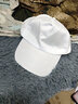 雷事兴纯色广告帽印字广告团体活动帽男女鸭舌帽定制LOGO志愿者帽子 白色 涤纶 均码 可调节 实拍图