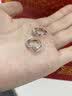 中国黄金（CHINA GOLD）足银星星耳环女耳扣小众设计新款轻奢耳钉七夕情人节生日礼物 足银星星耳环+品牌礼盒 实拍图