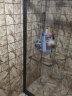 圣莉亚（SENLIA） 淋浴房定制窄边框一字型玻璃隔断干湿分离网红浴室卫生间AN0110 TEOK金 8mm，每平方米单价 8MM钢化玻璃 实拍图