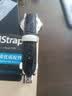 istrap真皮手表带男女士牛皮蝴蝶扣适用浪琴美度飞亚达天王阿玛尼海鸥卡西欧DW精工西铁城力洛克天梭表带 黑色同色线丨银色蝴蝶扣 19mm 实拍图
