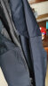 罗蒙夹克男中年男士纯色商务上衣翻领茄克衫中老年宽松加绒加厚男装 008藏青色（翻领常规款） 4XL（推荐170斤-200斤） 晒单实拍图