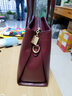 北狐正品包包女真皮2024新款中年大气手提包女士妈妈包牛皮大容量 612酒红色 (真皮授权) 实拍图