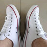 匡威（Converse）官方All Star经典帆布男女低帮休闲运动小白鞋101000 101000/白色 38 实拍图