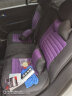 欧玛奴汽车座套四季通用全包围亚麻汽车坐垫夏季布艺座垫座椅套适用于 豪华版黑紫色 标致307 308 408 4008 5008 实拍图