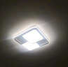 四季沐歌（MICOE）吸顶灯led卧室灯具套餐全屋客厅大灯阳台餐厅薄现代简约中山灯饰 76W三色调光52CM-黑摩朗 实拍图