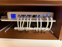 PANDUIT 泛达超六类细网线CAT6A类跳线家用电脑宽带POE监控万兆高速成品线 圣洁白 10米 实拍图