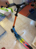 米高滑板车儿童青少年两轮代步可折叠可升降铝合金9-14岁踏板车大童 浅蓝色（可折叠可升降） 晒单实拍图