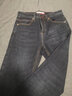 皮尔卡丹（pierre cardin）牛仔裤男直筒休闲商务弹力长裤子水洗潮流22159蓝黑 29 实拍图