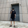 爱步（ECCO）拖鞋男 魔术贴勃肯鞋男士男鞋凉鞋外穿一字带拖鞋 科摩500904 黑色50090401001 39 实拍图
