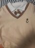 威尔贝鲁（WELLBER）童装儿童衣服男女中大童2023秋款学院风假两件套装米杏款120 晒单实拍图