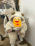 巴拉巴拉连体衣婴儿秋冬装外出抱衣哈衣爬服2023珊瑚绒舒适萌208423120214 实拍图