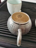 泰光银楼 银茶壶999足银茶具百福银茶杯隔热银保温杯实用防烫公道杯烧水壶 心经1壶4杯套装约360克+鉴定证书 实拍图