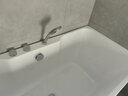 法恩莎（FAENZA） 小白浴缸家用亚克力五件套独立式气泡按摩浴缸成年人三裙边防滑 1.7米 五金浴缸【含五金配件】 实拍图