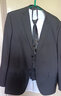 阿悠胖大码西服套装男宽松职业正装商务外套胖子加大号结婚伴郎西装礼服 实拍图
