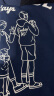 森马（Semir）短袖T恤男2024夏复古学院风上衣休闲情侣装吸湿排汗107424100225 晒单实拍图