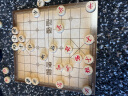 得力(deli) 中国象棋套装折叠棋盘 标准下棋原木色棋子 中号6733 实拍图