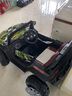 科睿梓儿童电动车四轮越野车遥控玩具车可坐人四驱摇摆宝宝车儿童车 彩绿色 四驱12v电瓶+遥控+软座+蓝牙 实拍图