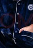 韩彩睡衣男法兰绒秋冬加绒加厚珊瑚绒男士家居服套装  宝兰 XXL 实拍图