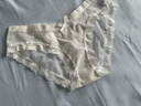 婷儿女士性感内裤情趣 高端蕾丝夫妻床上房事一体开裆低腰三角裤T裤 白色(1179) -网纱蕾丝- 1条 均码 (80-125斤)保密发货 实拍图