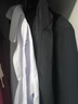 Colombass【四件套】西服套装男士商务职业正装西装男修身伴郎新郎结婚礼服 黑色四件套【外套+裤+两条领带】  L/175(适合体重120-135斤) 实拍图