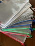 信发 TRNFA TN-2004-A6（五色） 10个装A6网格炫彩拉链学生文具收纳笔袋 PVC加厚透明防水旅行收纳袋 实拍图