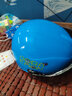 车赞（Chezan）儿童头盔电动车头盔四季通用电瓶车小孩头盔男女孩夏天可爱安全帽 3C儿童头盔（蓝色2-10岁防晒） 实拍图