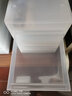 无印良品（MUJI） 聚丙烯抽屉式储物盒 收纳盒 薄型/2层长26*宽37*高16.5 半透明 实拍图