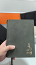 简繁 A5/300页羊巴皮笔记本本子 复古加厚记事本软面皮面本 商务办公会议记录本日记本办公用品礼物 墨绿 实拍图
