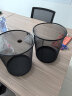 五月花 分类垃圾桶12L金属丝网清洁篓客厅厨房卫生间办公室居家纸篓 实拍图
