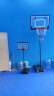 双航 篮球架户外标准可升降可移动投篮架便携式篮球框家用户外移动 0181自由伸缩款-篮筐1.2-2.1米 实拍图