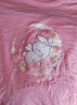 真维斯女童t恤纯棉长袖春秋款儿童圆领打底衫可爱薄款上衣女孩秋装 粉 J弯月樱花 130 实拍图