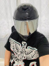GSB361摩托车头盔男女重机车全盔骑行赛车安全gsb头盔四季通用款酷 水泥灰配透明镜片 XL支持57-58的头围 实拍图
