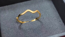 潮宏基  心动黄金戒指女足金戒圈素圈时尚百搭送女友新年礼物 计价 约1.05g 实拍图