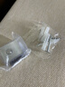 伍斯堡（5SEBUY）黄铜玻璃夹子固定夹隔板层板夹镜子支架器卡扣钢化玻璃固定托卡子 【铜 亮银】小号 可夹8-10 实拍图