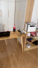 爱美舍（Aimeishe）书桌实木电脑桌现代简约简易写字职员桌办公桌椅 原木色单桌（无椅子） 160*60*75 实拍图