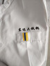 窈嘉 厨师服长袖 春秋款酒店食堂厨师工作服男女后厨西餐服务员工作服 单上衣 XL【建议体重120-140】 实拍图