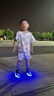 鸿星童暴走鞋男童鞋儿童发光运动鞋中大童滑轮学生溜冰轮滑鞋女青 黑色【升级款】 33 实拍图