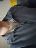 真维斯（Jeanswest）羊羔绒外套男秋冬季加绒加厚摇粒绒抓绒衣休闲连帽夹克男装WW889 深灰【加厚羊羔绒】 L 实拍图
