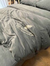 红豆家纺冬季牛奶绒被套150x200cm加厚保暖被罩子家用床单被单床上四件套 轻羽-宾利蓝【双面加绒 可裸睡】 150*200cm【被套单件】 实拍图