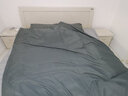 南极人（Nanjiren）被子褥子套装一整套学生宿舍六件套被褥全套单人双人八件套 深灰+银灰 【被子套装 一站购齐】 双人 床单款 被芯2.0*2.3m 8斤 七件套 实拍图