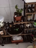 华观家居（Home Giving Furniture）可移动手推花架实木多层落地式花盆架子木质盆景阳台客厅室内多肉 加强款碳色中号带轮 实拍图