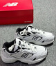 NEW BALANCE NB 官方老爹鞋女鞋户外复古百搭低帮休闲运动鞋452系列 白 色 WX452SB 36.5 (脚长23cm) 实拍图
